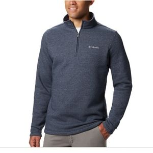 NWOT Mens Columbia Hart ll Half Zip Jacket XXL- Navy Blue